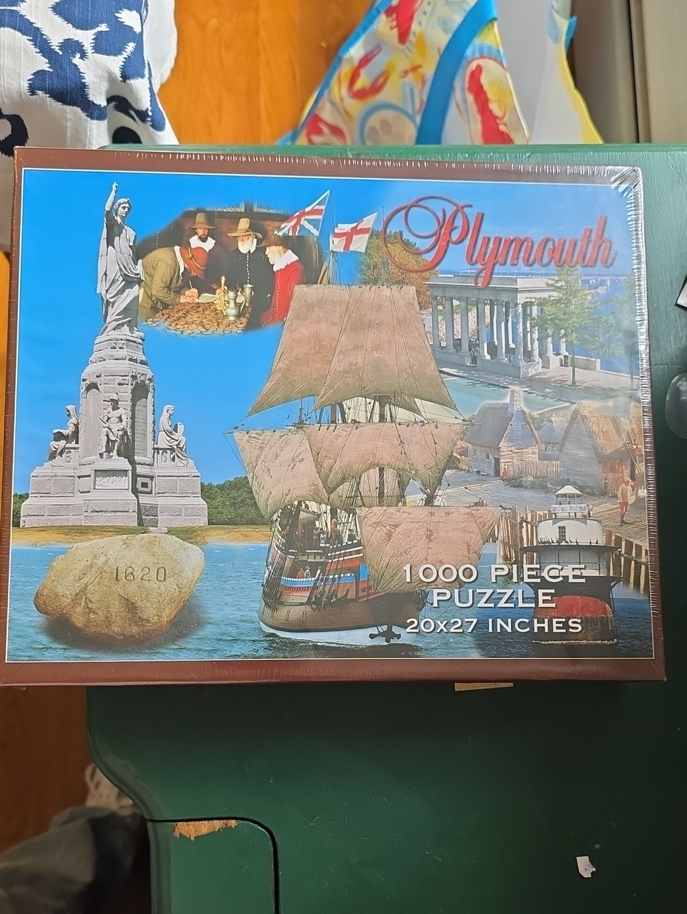 Plymouth 1000-Piece Jigsaw Puzzle - Historic Sailing Scene